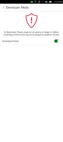UT-developer-mode