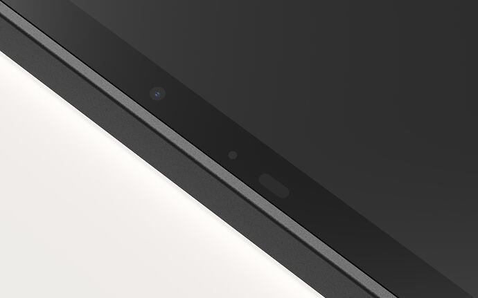 open-slate-front camera
