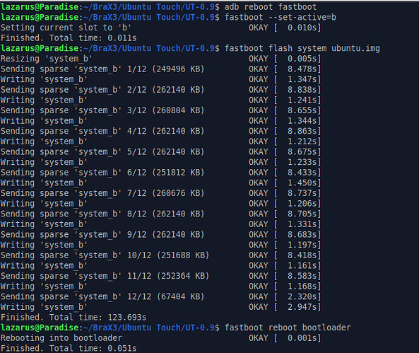 install UT to slot B